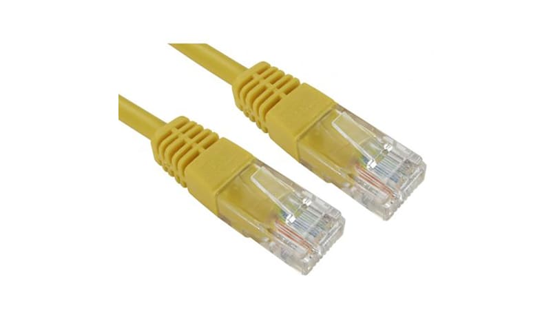 Plug Color Code Yellow RS PRO 2863650 7M CAT5E PATCH CABLE - YELLOW