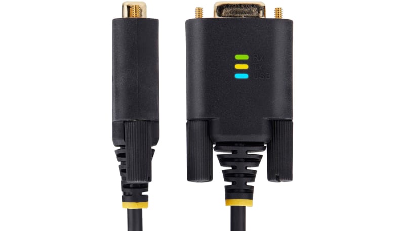 StarTech.com 1P6FFCN-USB-SERIAL USB to Serial DCE Adapter Cable, FTDI ...
