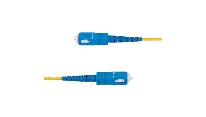 StarTech.com SPSMLCSC-OS2-5M Single Mode Simplex Fiber Cable, LC/SC ...