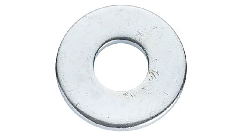 RS PRO 2874173 M30 Plain Washers, BS4320G, 90mm Outer Dia. Bright Zinc ...