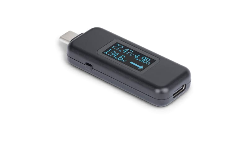StarTech.com USBC-PWRTESTER USB-C Power Tester, Bi-Directional Digital ...