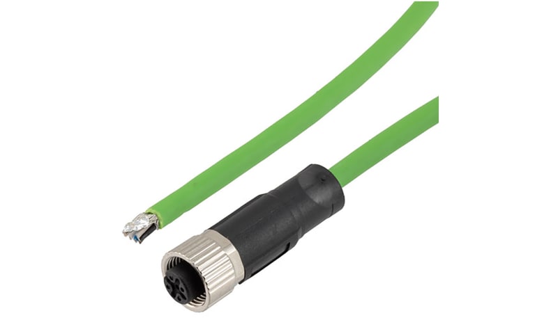 L-com TRGA505S-P2N-05M IP67 Waterproof M12 5 Position A-code Sensor ...