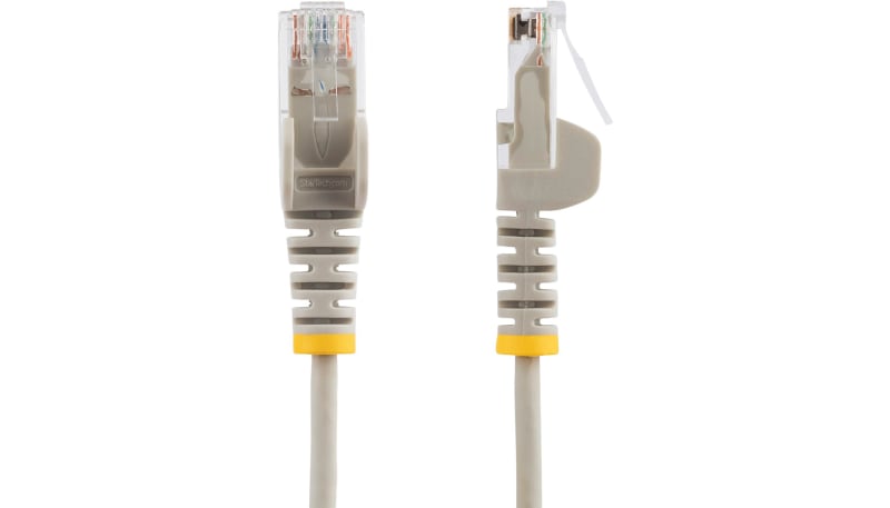 StarTech.com N6PAT15GRS Slim CAT6 Ethernet Cable, Snagless RJ45, 28AWG ...