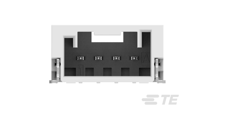 Terminating Colour Coding TE Connectivity 2360545-4 PCB Mount Header, Right Angle, Wire-to-Board ...