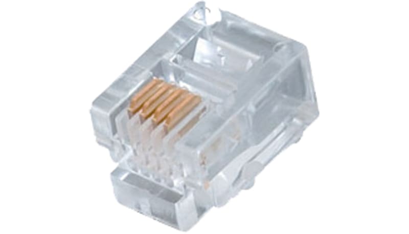 Quest Technology / RS PRO NMP-4111 15 MIC GOLD 4C RJ-11 FLAT STRANDED ...