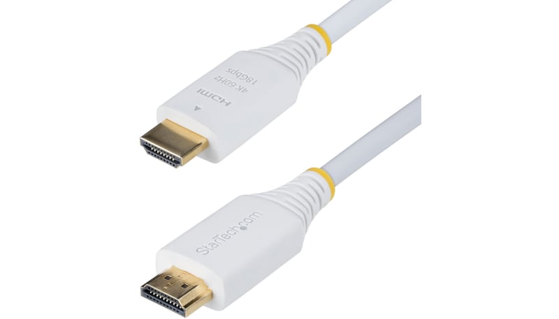 StarTech.com HDMI2-CABLE-4K60-6FW HDMI Cable, Braided Aluminum-Mylar ...