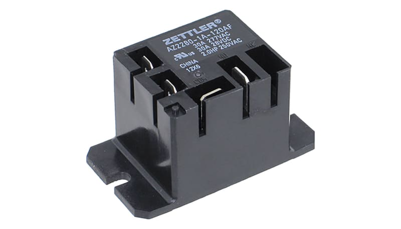 American Zettler / RS PRO AZ2280-1A-120AF Relay Power Miniature, 40A ...
