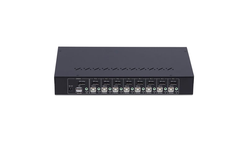 StarTech.com R8AD122-KVM-SWITCH DisplayPort KVM Switch with 1U Rack ...