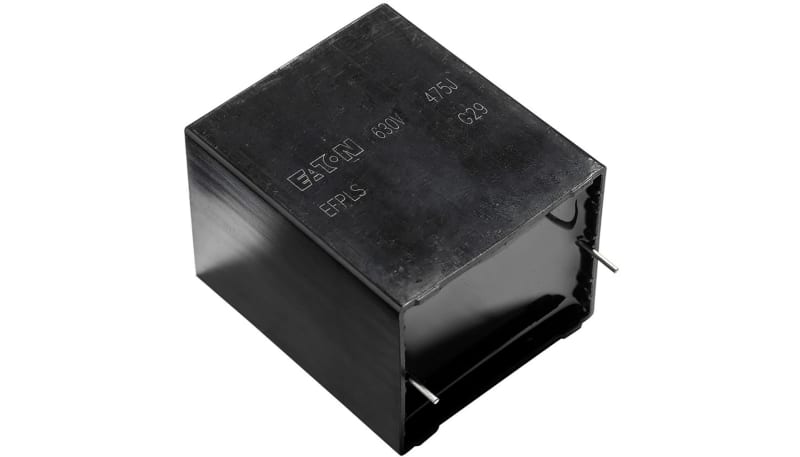 Eaton Electronics EFPLS1DJ185E162LH Capacitor, EFPLS, 1300V DC, 1.8 uF ...
