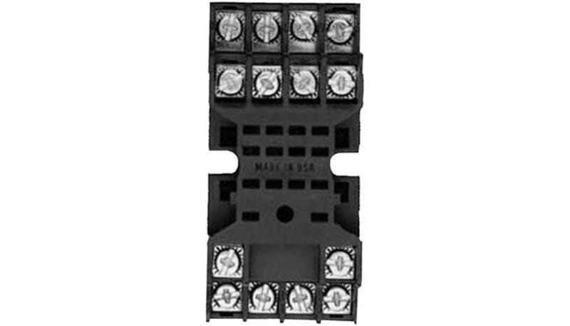 Mt14 Socket Custom Connector / RS PRO MT14-PC Relay Socket,14 Pin,4 Pole,DIN Rail ...
