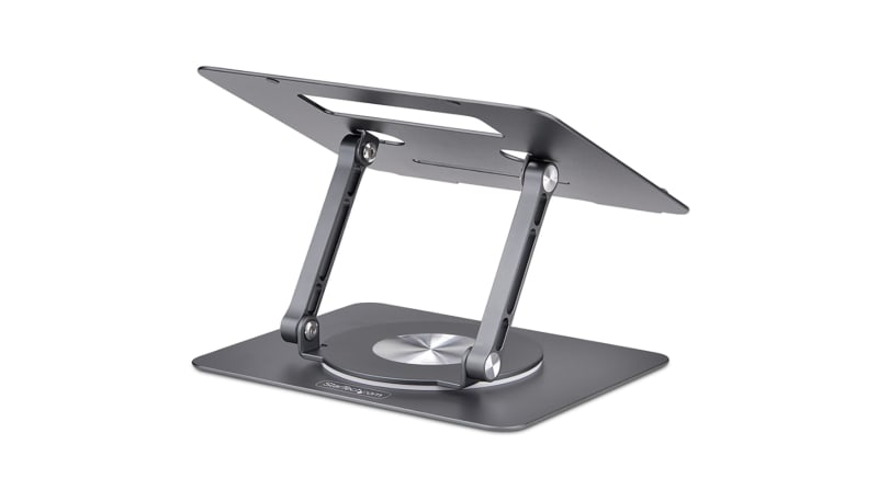 Computer Riser With Swivel Feature StarTech.com ATFR-LAPTOP-RISER Rotating Laptop Stand, 360 Swivel ...