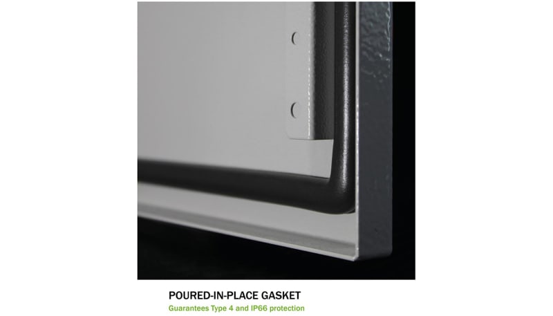 RS PRO 31520143 Unibody wallmount enclosure, Concealed hinge, Slotted 1 ...