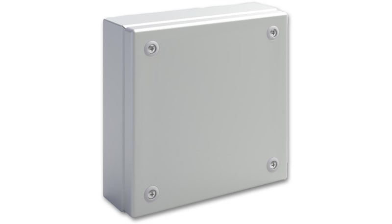 RS PRO 31520236 Terminal Box, Screw Cover, NEMA/UL IP66 Gray, 8 x 16 x ...