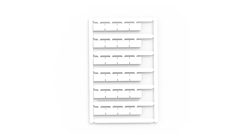 Altech Corp MC16/V-L1 Marker Card MC16, 24 Tags, Imprint L1, Vertical