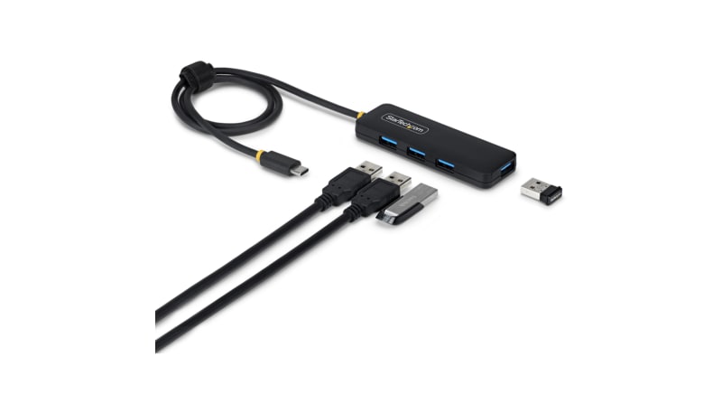 StarTech.com H5C4A-USB-HUB-2 USB-C Hub, 4-Port , 5Gbps, Bus Powered ...
