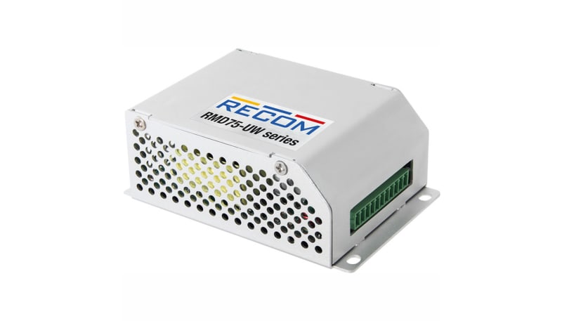 RECOM Power, Inc. RMD75-110-24SUW DC-DC Converter, Railway, 75W, 16.8 ...