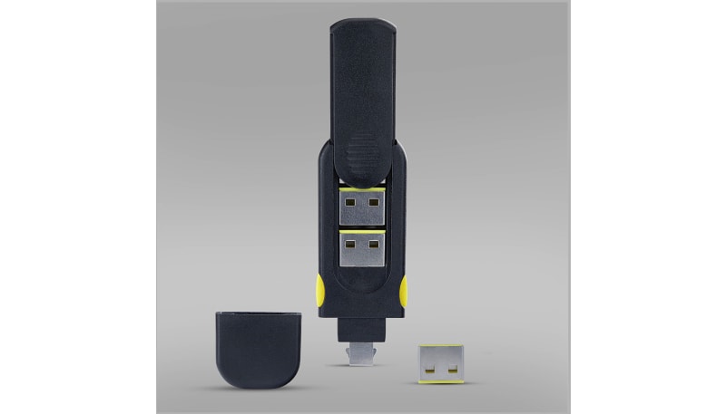 StarTech.com USB-A-PORT-BLOCKER USB-A Port Blocker Key with 4x Latching ...