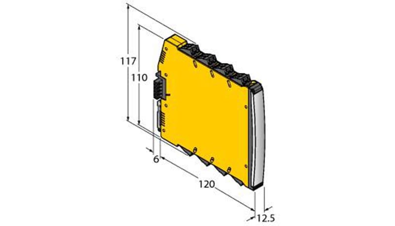 Turck IMX12-TI02-2TCURTDR-2I-CPR/24VDC Safety Barrier, 2-channel ...