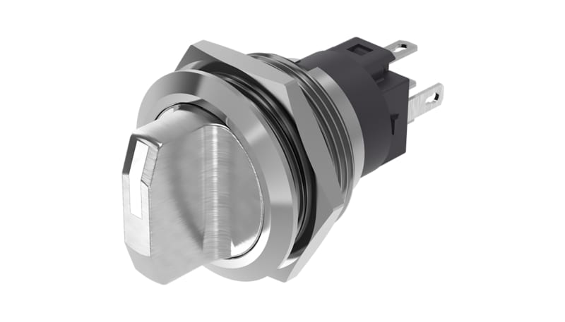 EAO 82-6111.2254 Illuminated Selector Switch, 1 C, Plug-In Terminal ...
