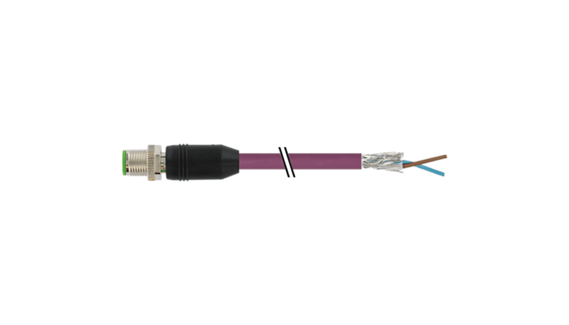 Murrelektronik 7000-14051-8401200 M12 male B-cod. with cable, Profibus ...