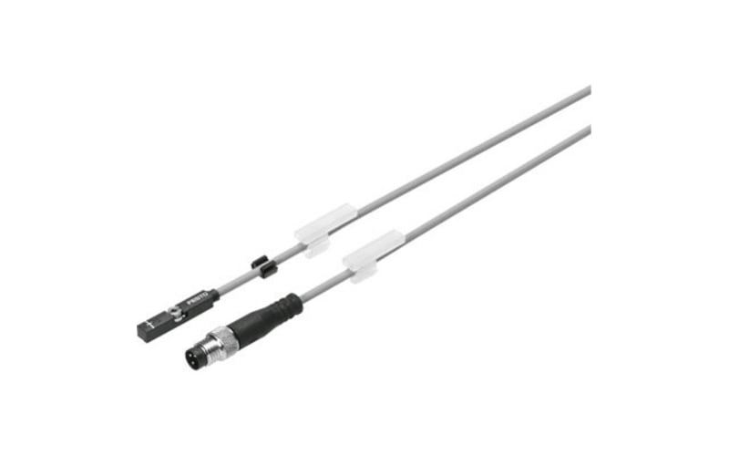 Festo SMT-8M-A-PS-24V-E-0,3-M12 Proximity Sensor, T-slot, NO, 24 VDC ...