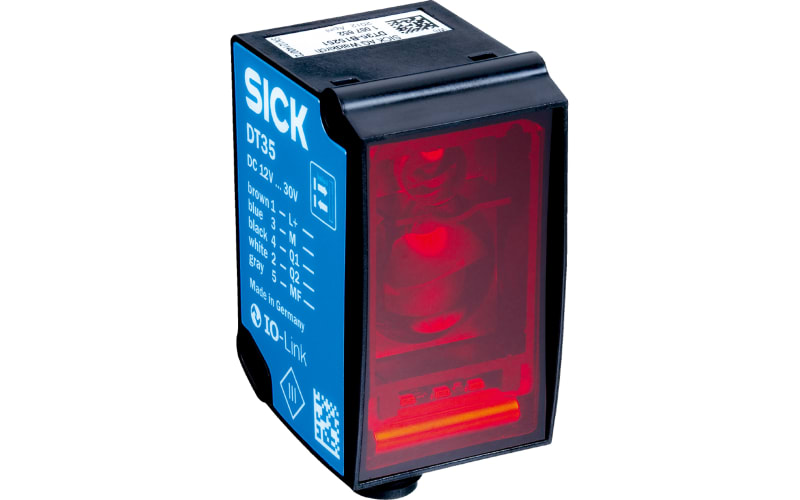 SICK DT35-B15251 Photoelectric Laser Sensor, 0.05-12m, M12 5-Pin, 12-30 ...