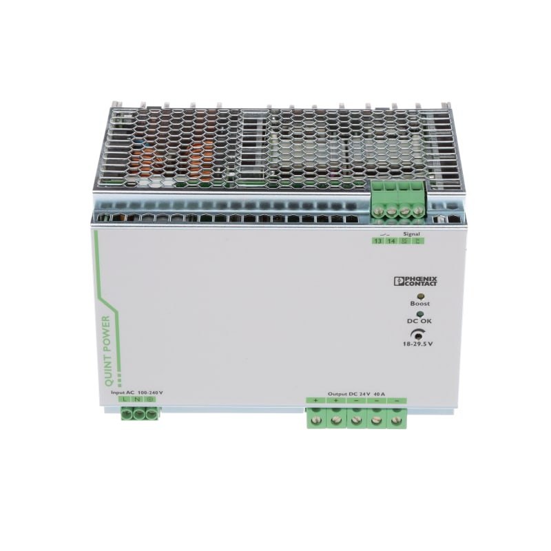 Phoenix Contact 2866789 Power Supply, ACDC, 24VDC, 40A, 960W, DIN