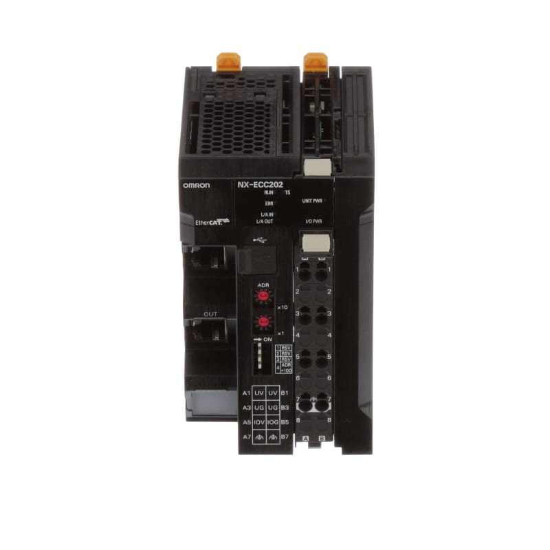 新品 ◆送料無料◆ OMRON オムロン NX-ECC202 NX-ECC202 NXシリーズ EtherCATカプラユニット 1個 omron