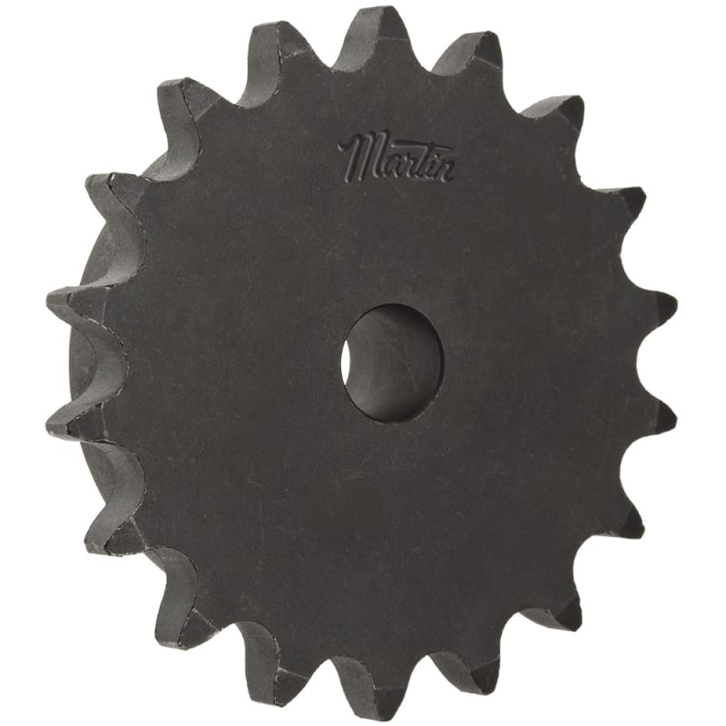 18 Tooth 1 1/4 Bore 60 Pitch Roller Chain Sprocket 60BS18H 1 1/4 1 2125 18 H