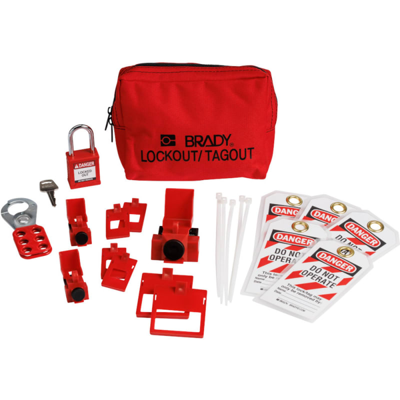 Brady 153669 Electrical Breaker Lockout Tagout Kit with Brady 153669 Electrical Breaker Lockout Tagout Kit with