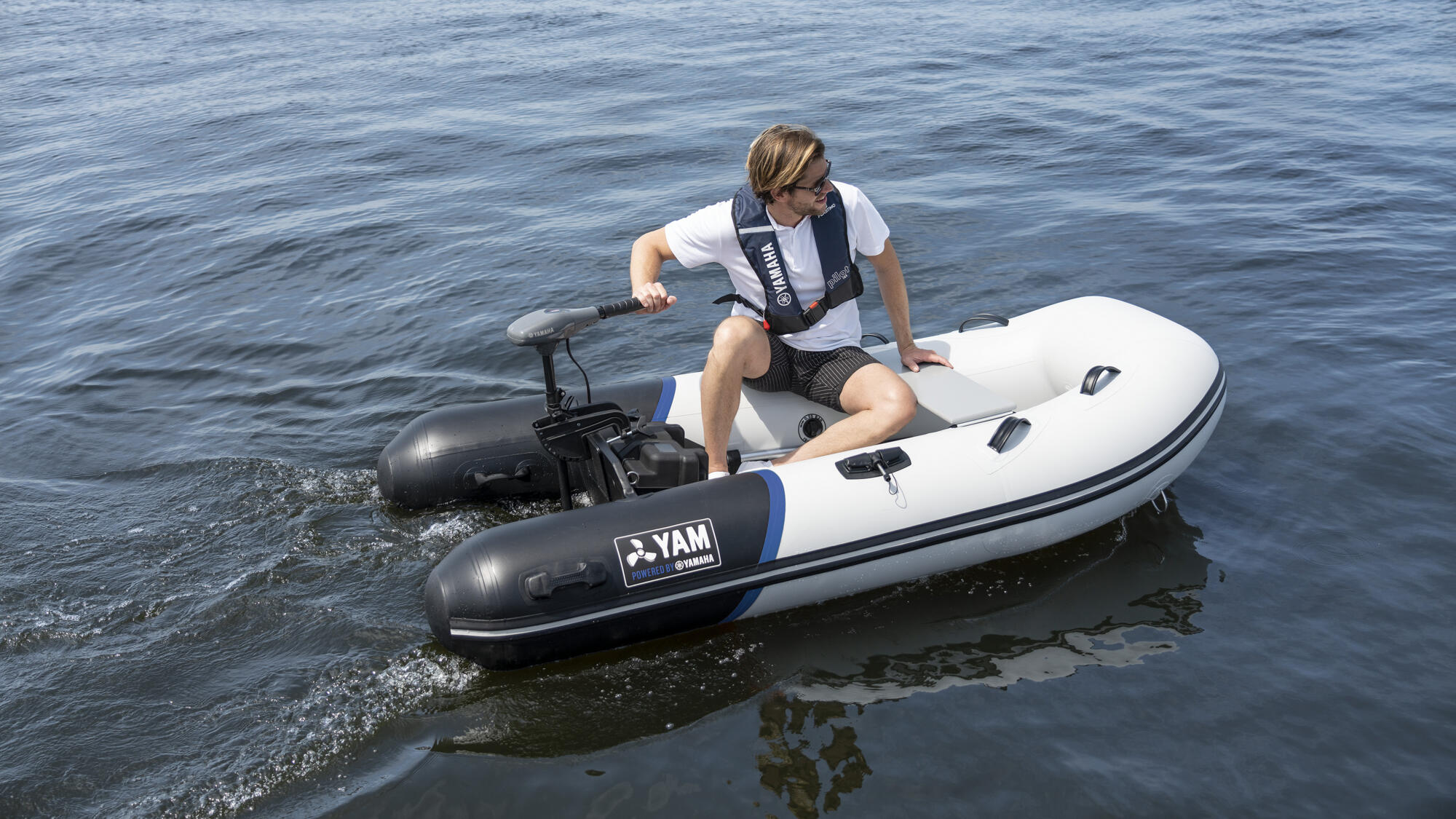 YAMAHA　MB40H silnik zaburtowy YAMAHA 40 KM manetka - 7677162662