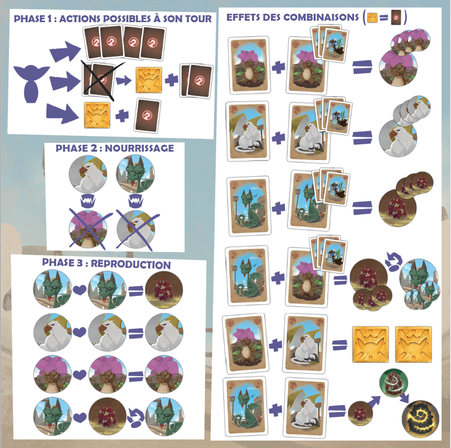 dragon ranch liste des combinaisons