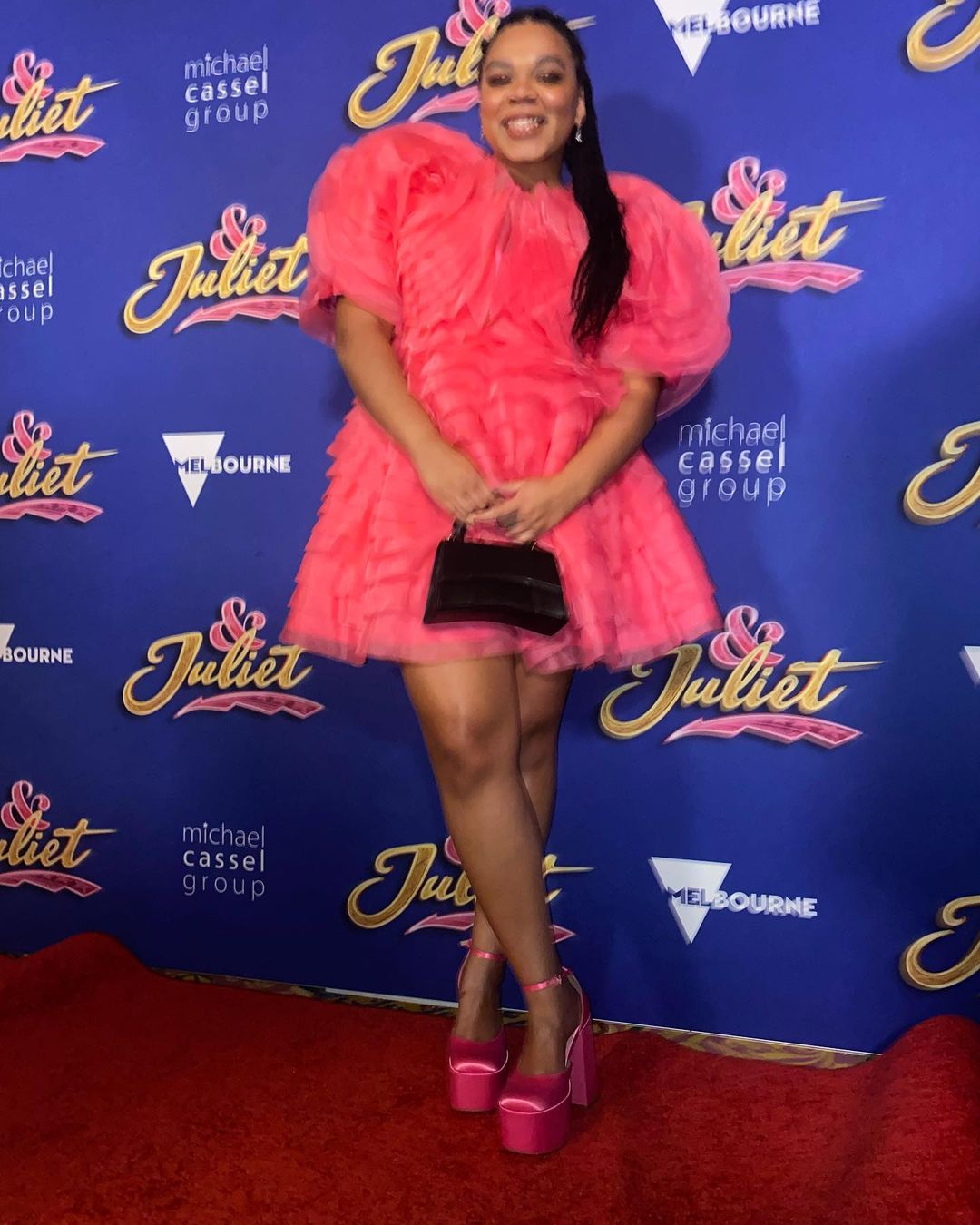 aje amour ruffle dress