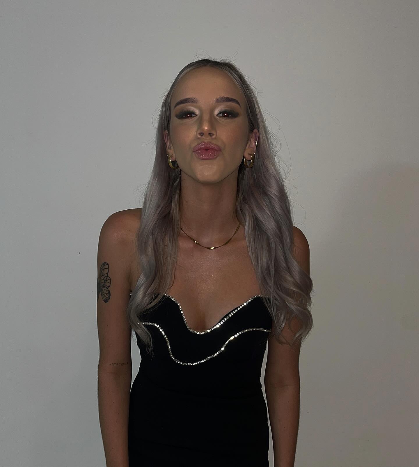 By Johnny Dia Diamond Wave Strapless Dress All The Dresses
