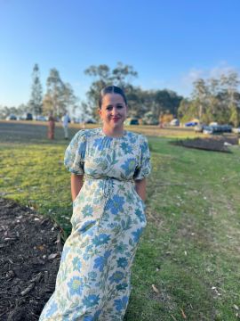 Sir the Label - Celia Puff Sleeve Midi Dress | All The Dresses