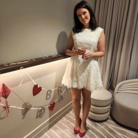 aje mirage organza mini dress Aje - Mirage Organza Cut Out Mini Dress