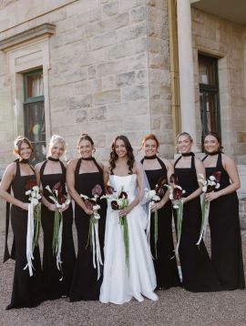 best material for bridesmaid dresses Hire Odd Muse Ultimate Muse High Square Neck Dress Black Size 8, 10,12   lonedresshire