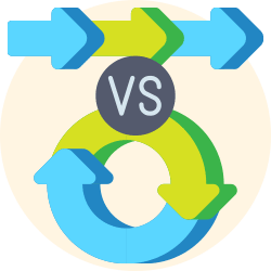 What is the difference between a circular and linear economy