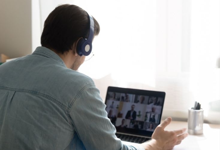 Get used to virtual meetings and video calls – it's a huge part of the digital nomad lifestyle.