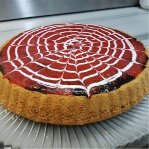 Çikolatalı ve Çilekli Tart