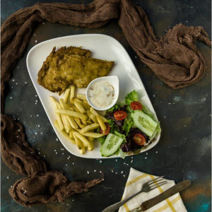 Mantar Soslu Şinitzel