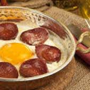Sahanda Sucuklu Yumurta