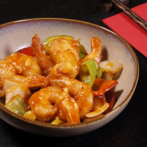 Tatlı Ekşi Soslu Karides