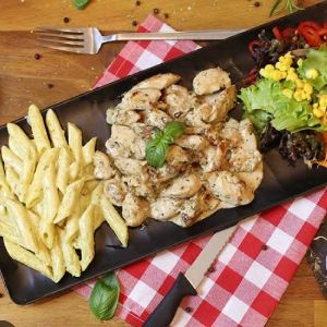 Dağ kekikli Kremalı Tavuk