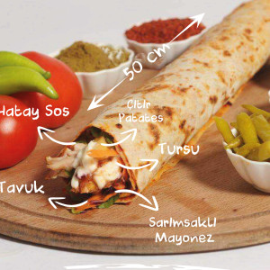 Zurna Tavuk Dürüm (200gr)