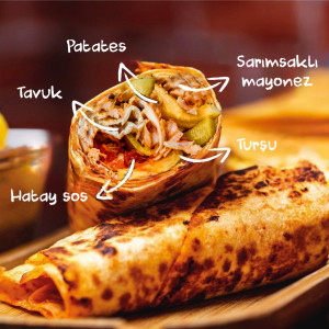 (L) Tavuk (150gr)+🍟