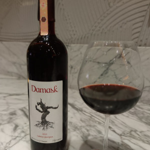 DAMASK KIRMIZI ŞARAP ŞİŞE