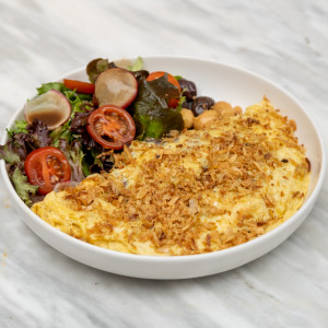 Kıtır Soğanlı ve Patatesli Omlet Tabağı