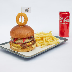 Big Jay Burger Menü (280gr)