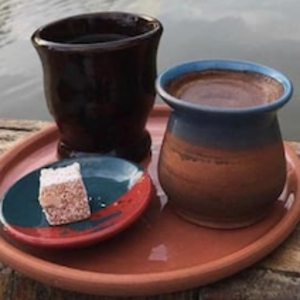 Kumda Çömlekte Türk Kahvesi